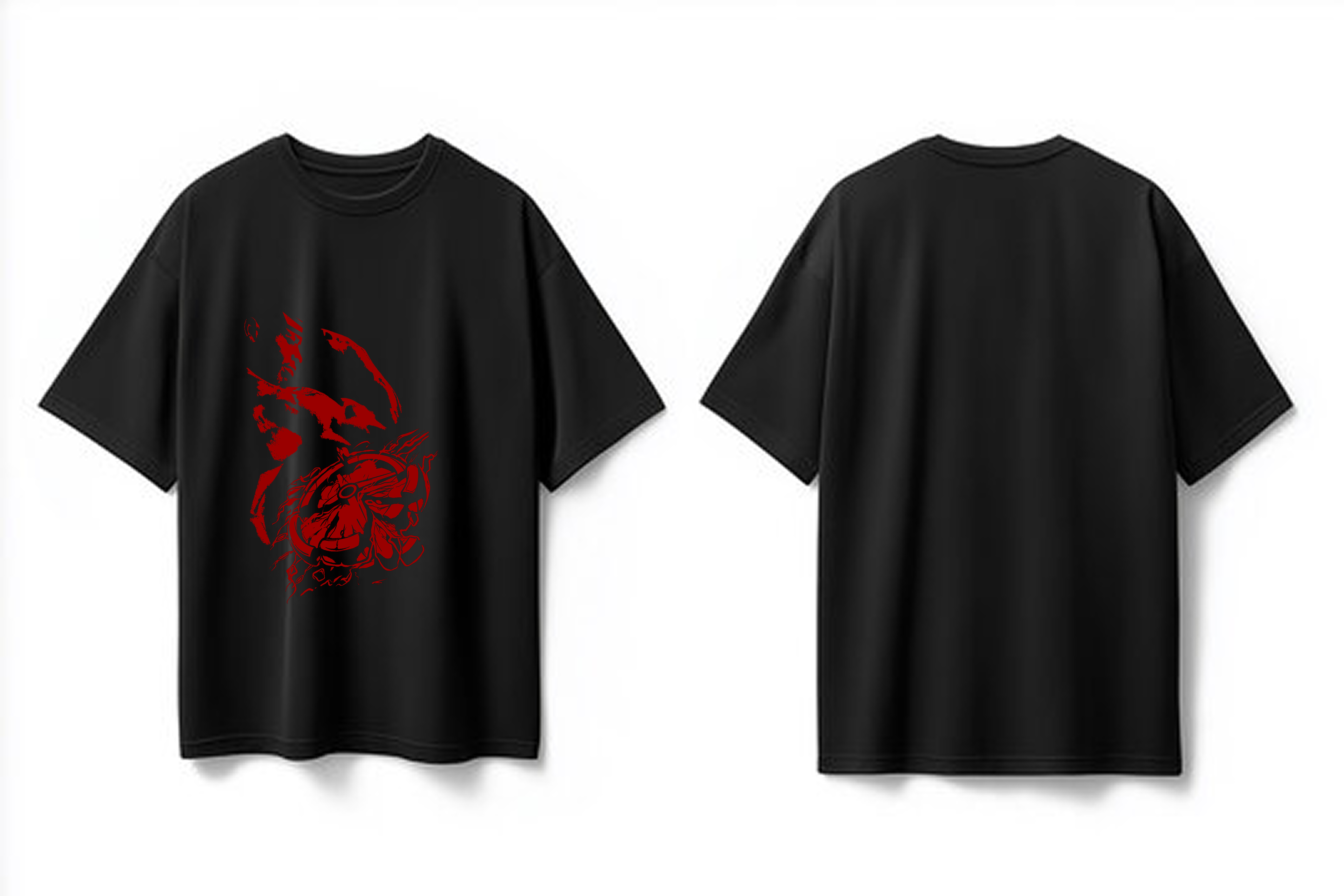 Camiseta Negra Mapa Valdemoro NILFIT
